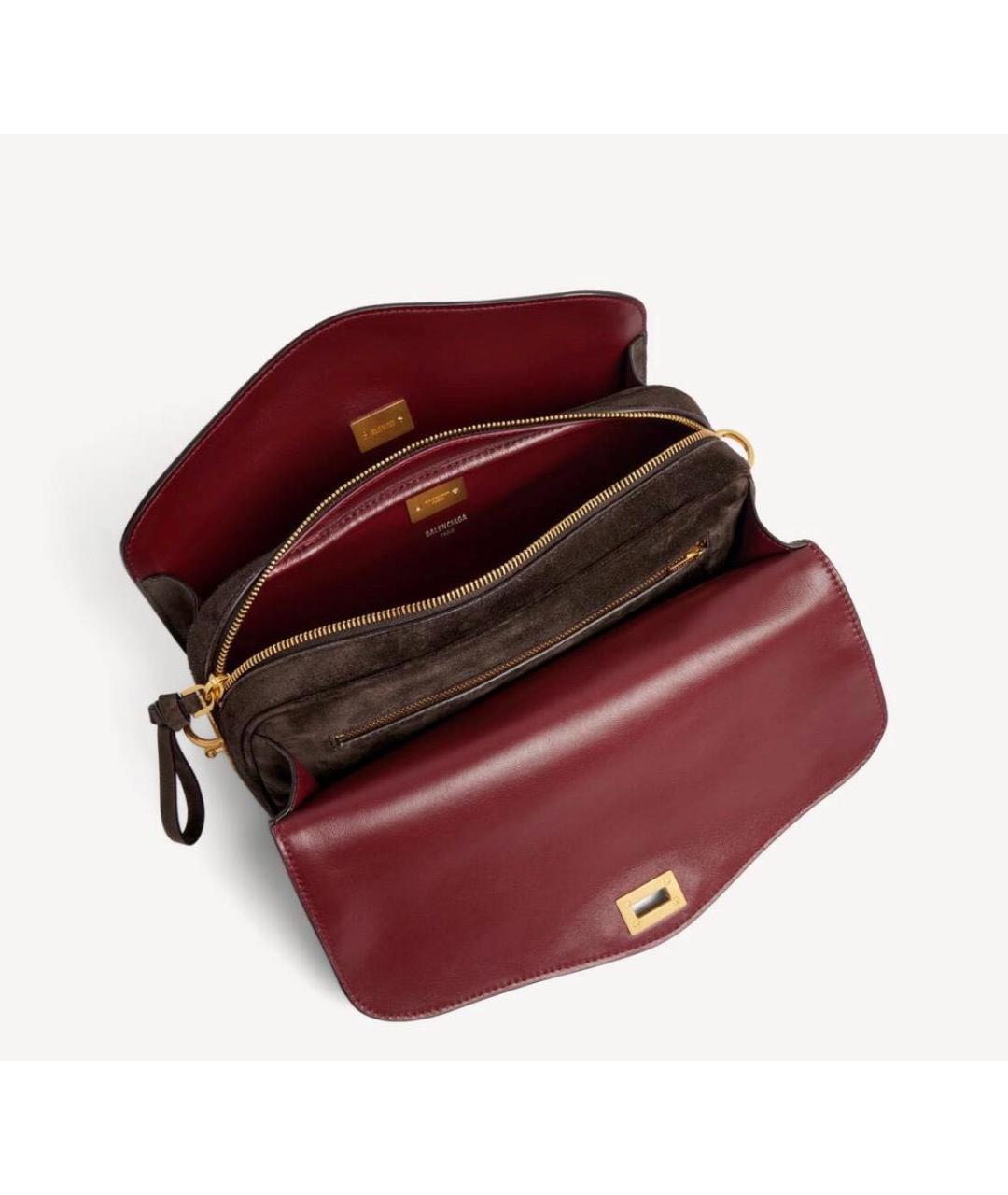 BALENCIAGA Коричневая замшевая сумка тоут, фото 3