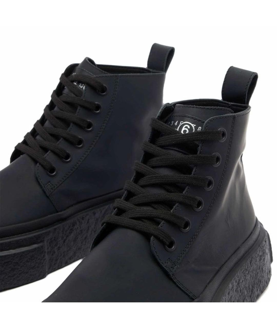 MM6 MAISON MARGIELA Черные ботинки, фото 3