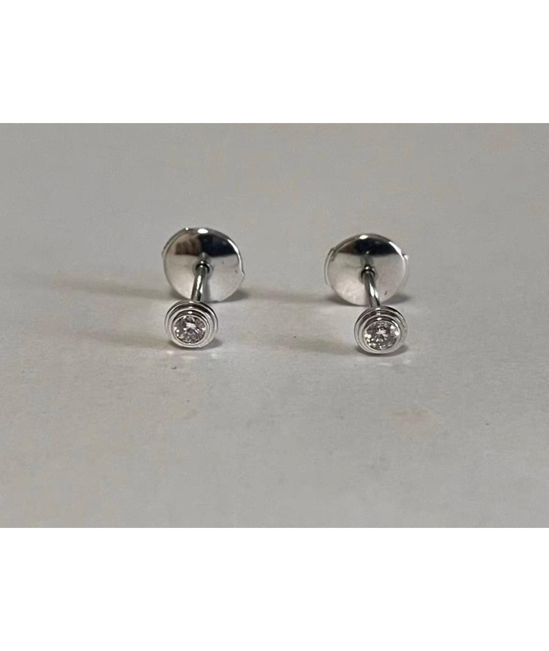 CARTIER Серебряные серьги из белого золота, фото 3