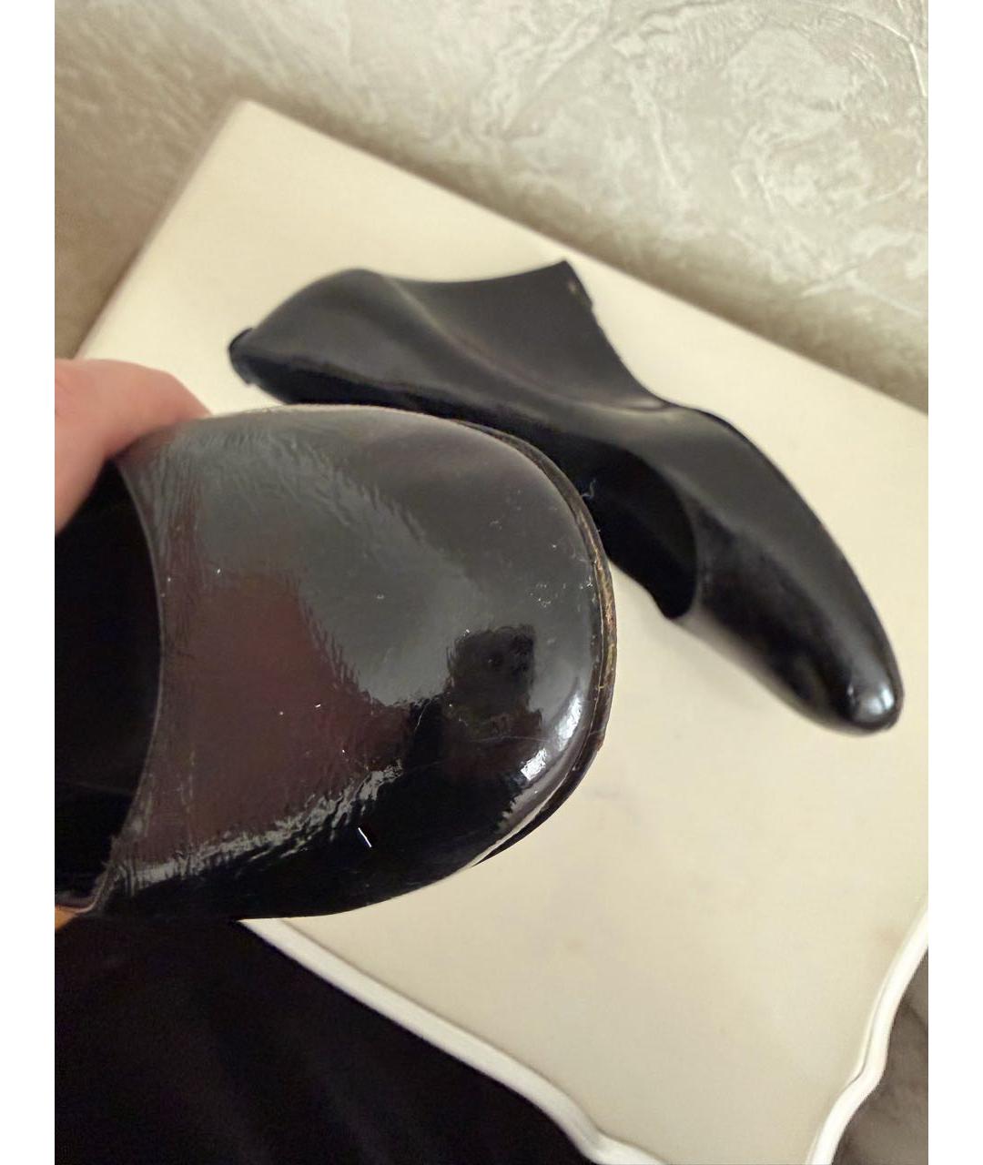 GUCCI Черные туфли из лакированной кожи, фото 5