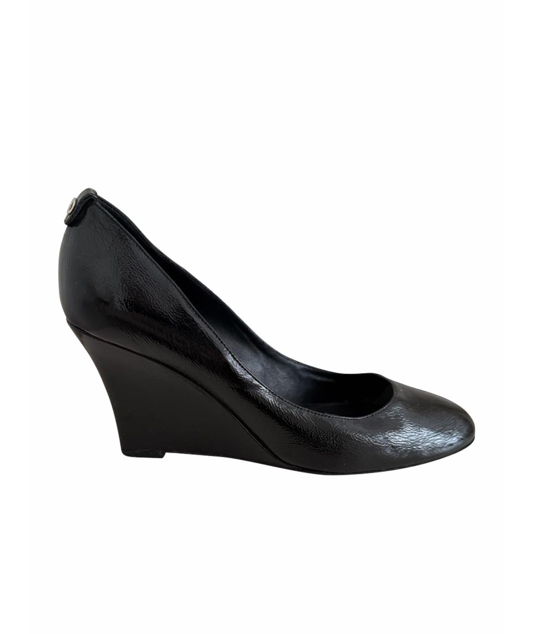 GUCCI Черные туфли из лакированной кожи, фото 1