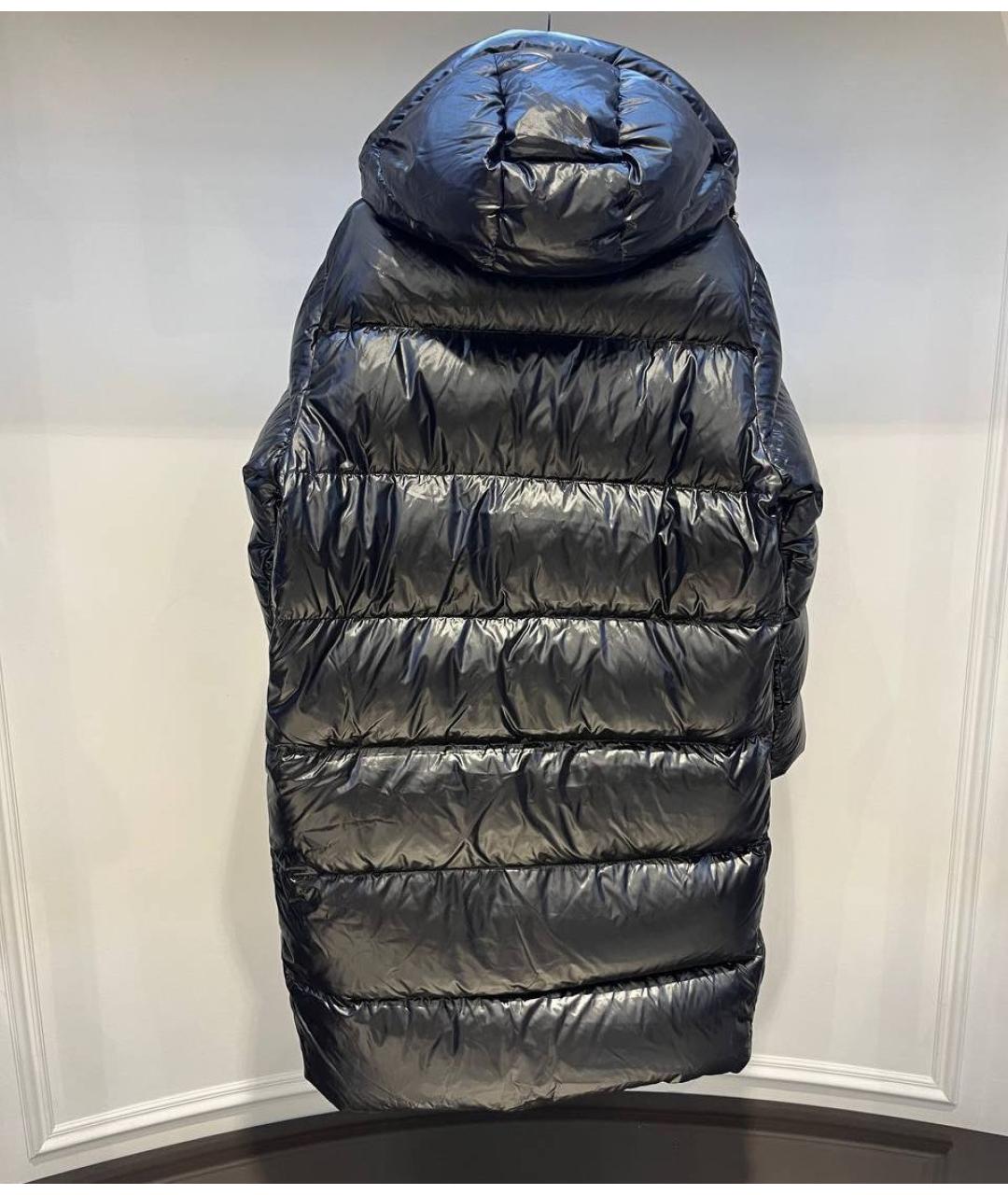 DUVETICA Черный полиамидовый пуховик, фото 2