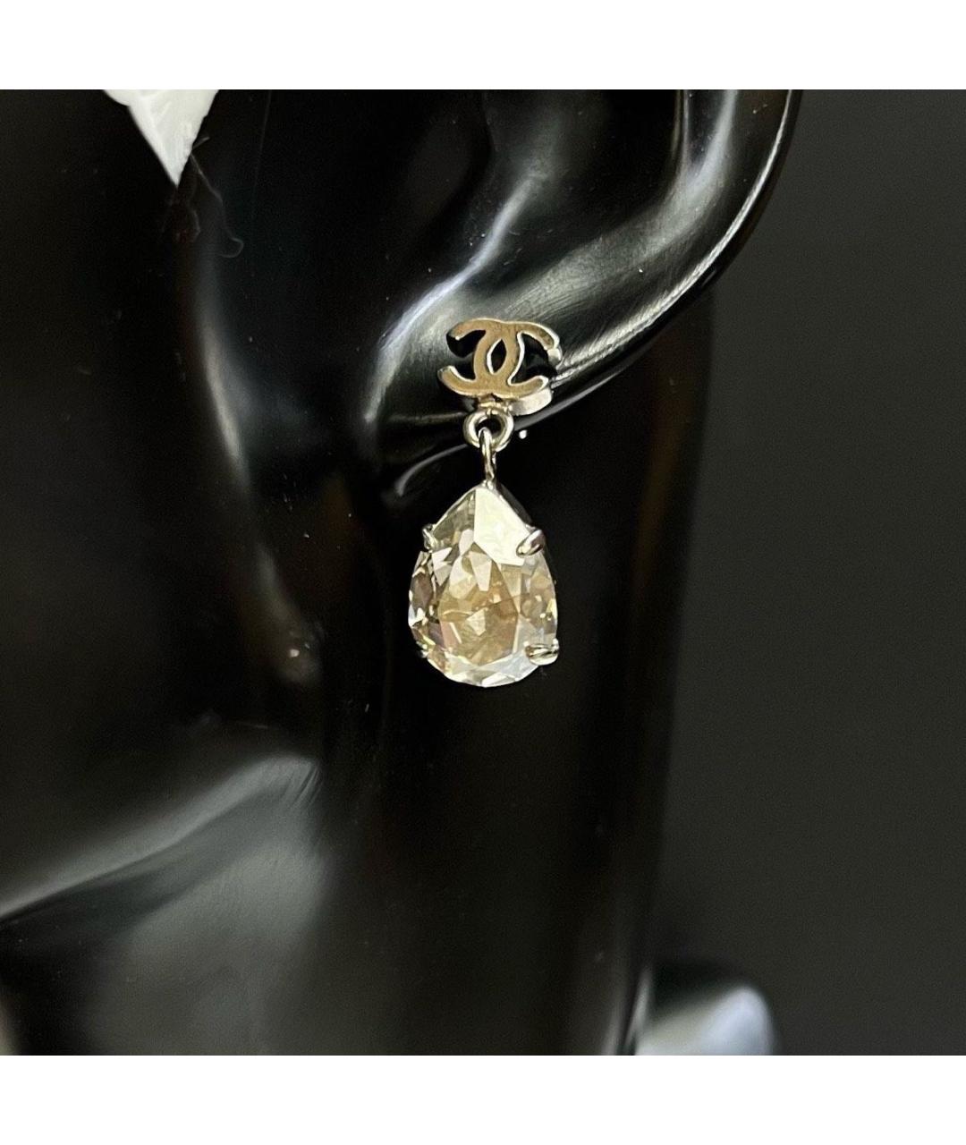 CHANEL Серебряные серьги, фото 5