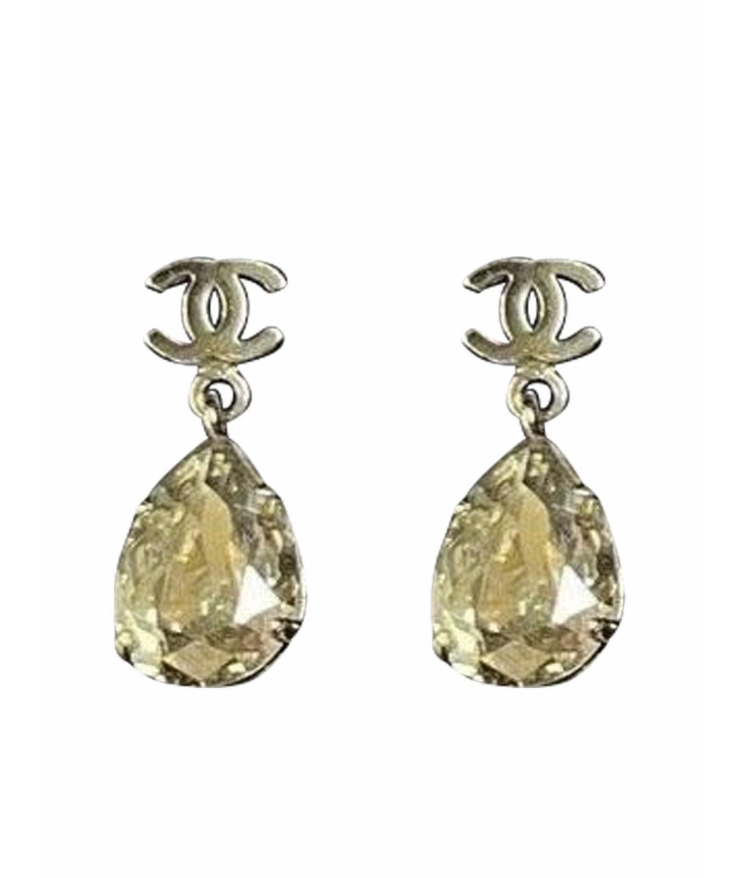 CHANEL Серебряные серьги, фото 1