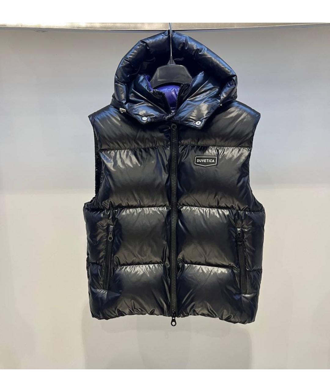 DUVETICA Черный полиамидовый жилет, фото 3