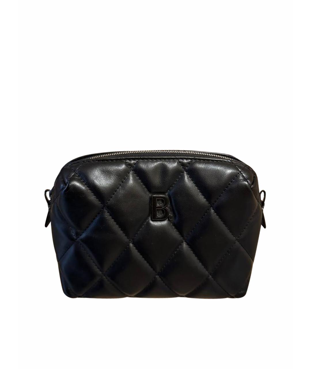 BALENCIAGA Черная кожаная сумка через плечо, фото 1