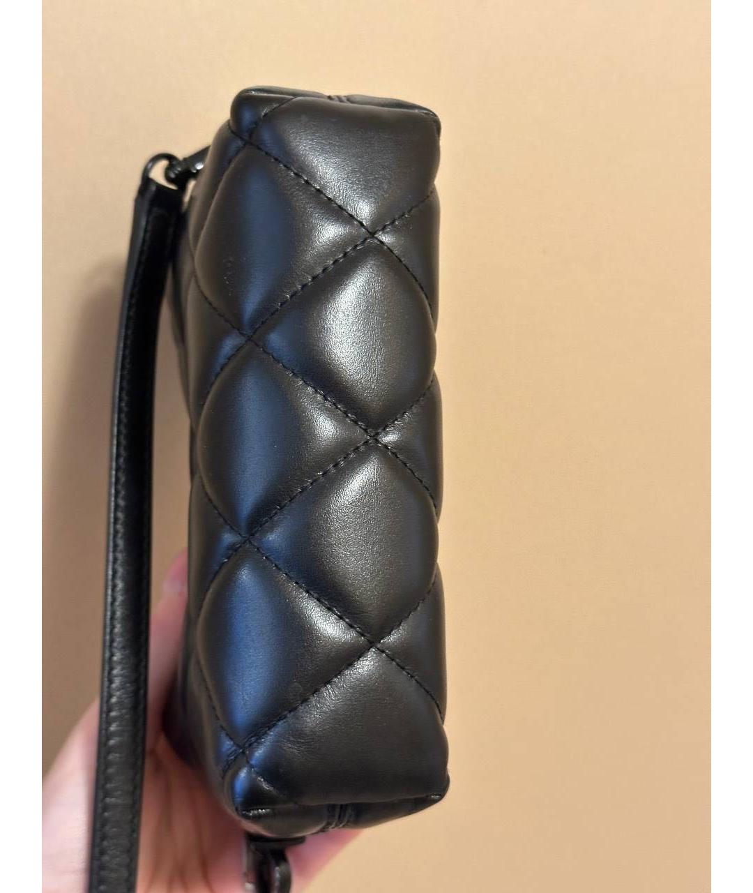 BALENCIAGA Черная кожаная сумка через плечо, фото 8