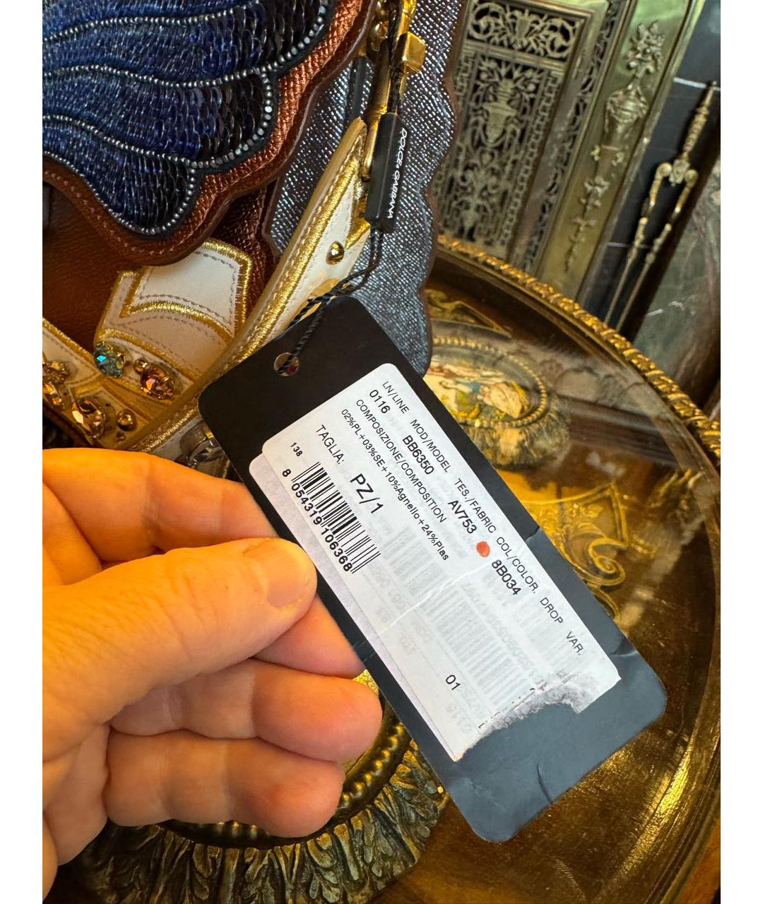 DOLCE&GABBANA Мульти кожаная сумка через плечо, фото 7