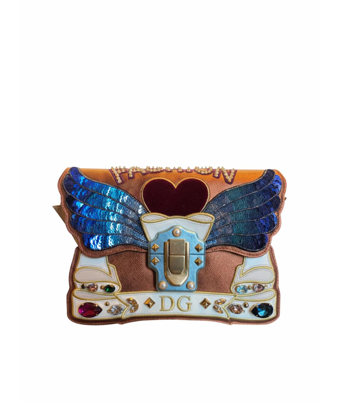 DOLCE&GABBANA Мульти кожаная сумка через плечо, фото 1