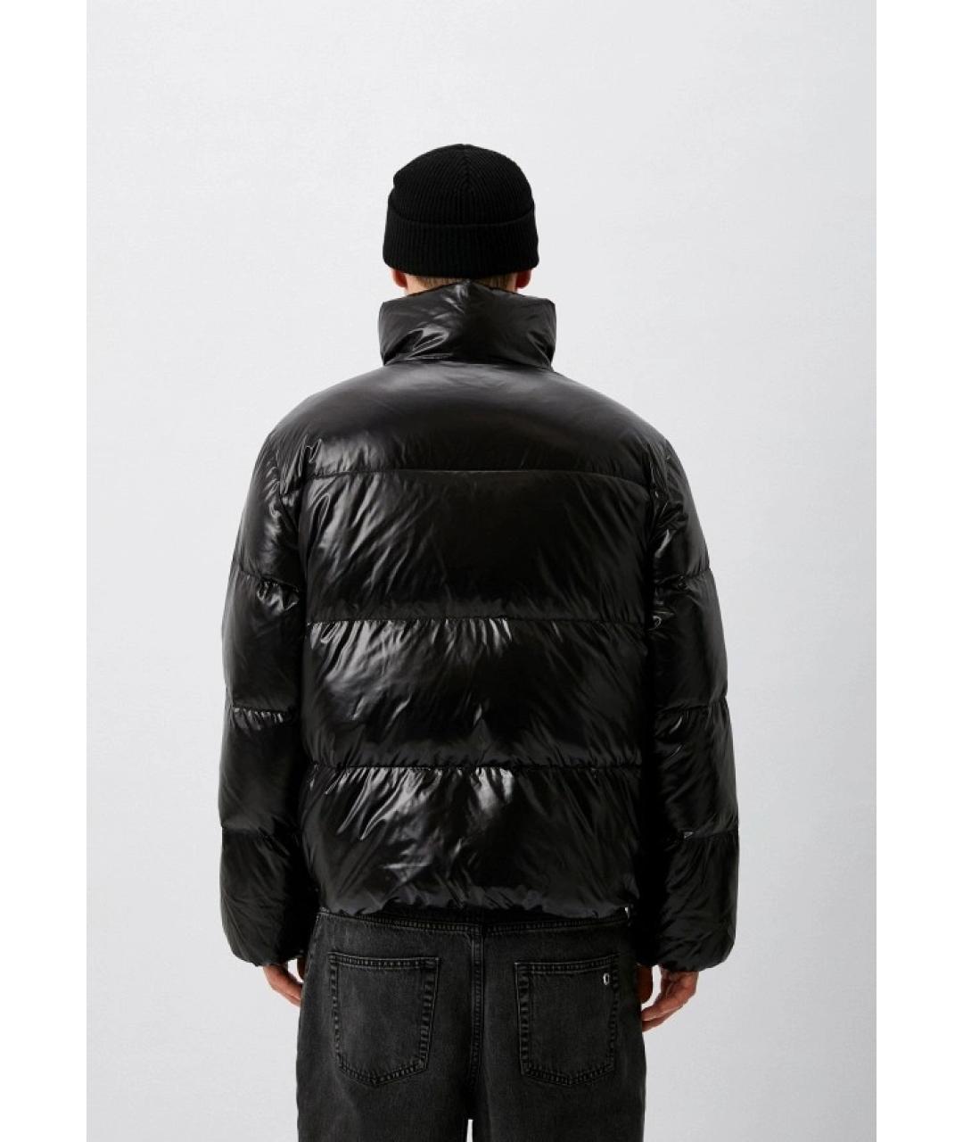 DUVETICA Черная полиамидовая куртка, фото 3
