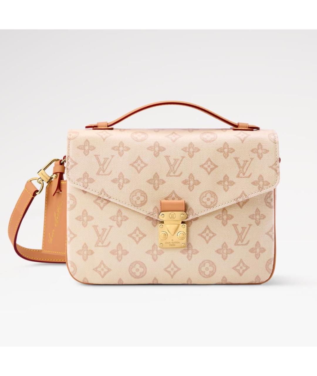 LOUIS VUITTON Бежевая сумка через плечо, фото 5