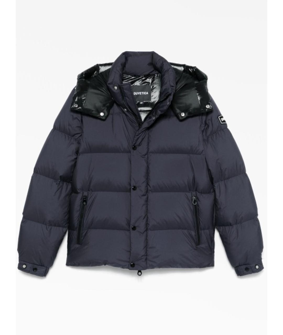 DUVETICA Черный полиамидовый пуховик, фото 1