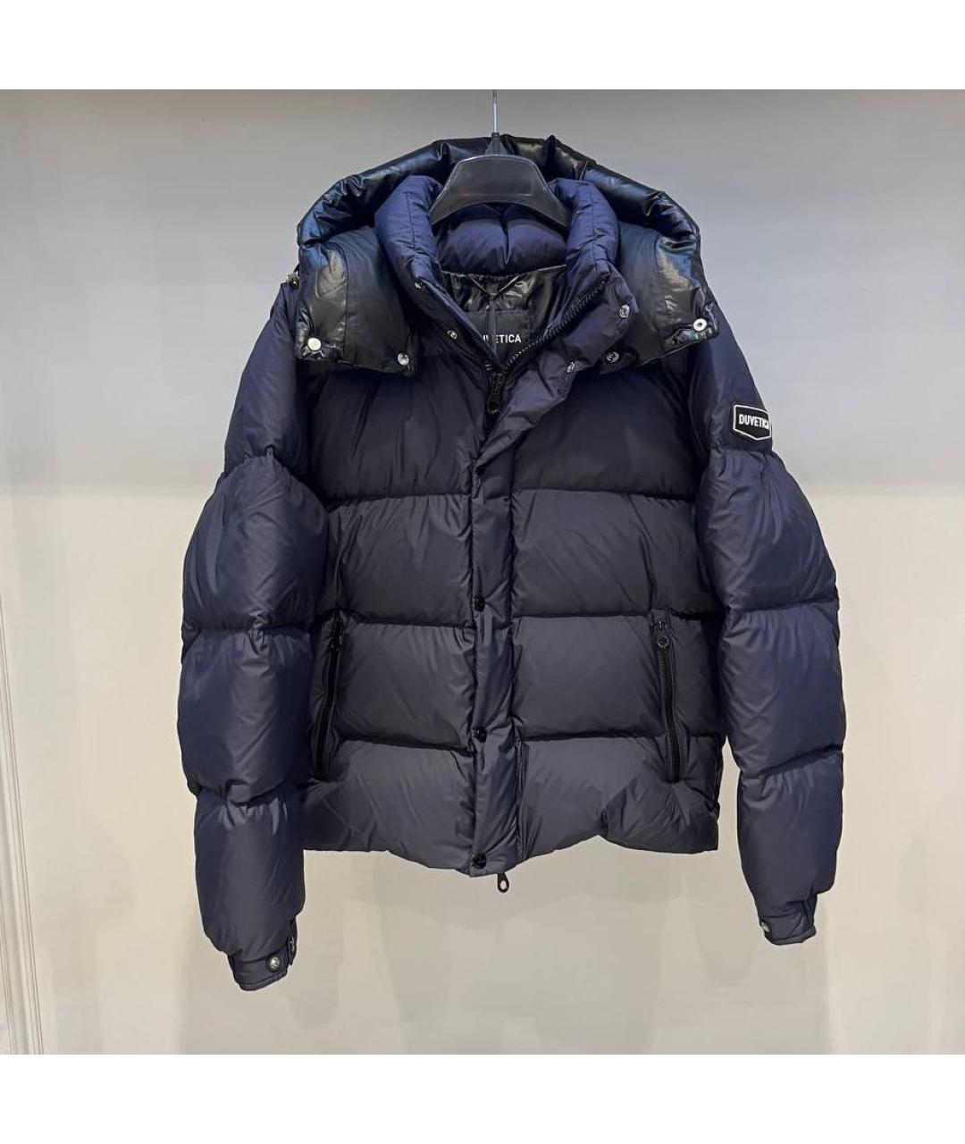 DUVETICA Черный полиамидовый пуховик, фото 3