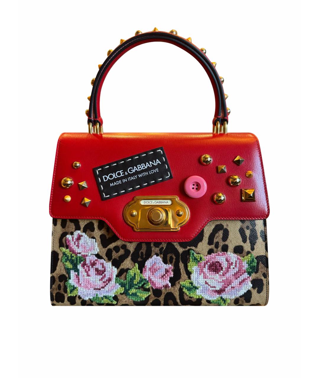 DOLCE&GABBANA Мульти кожаная сумка через плечо, фото 1