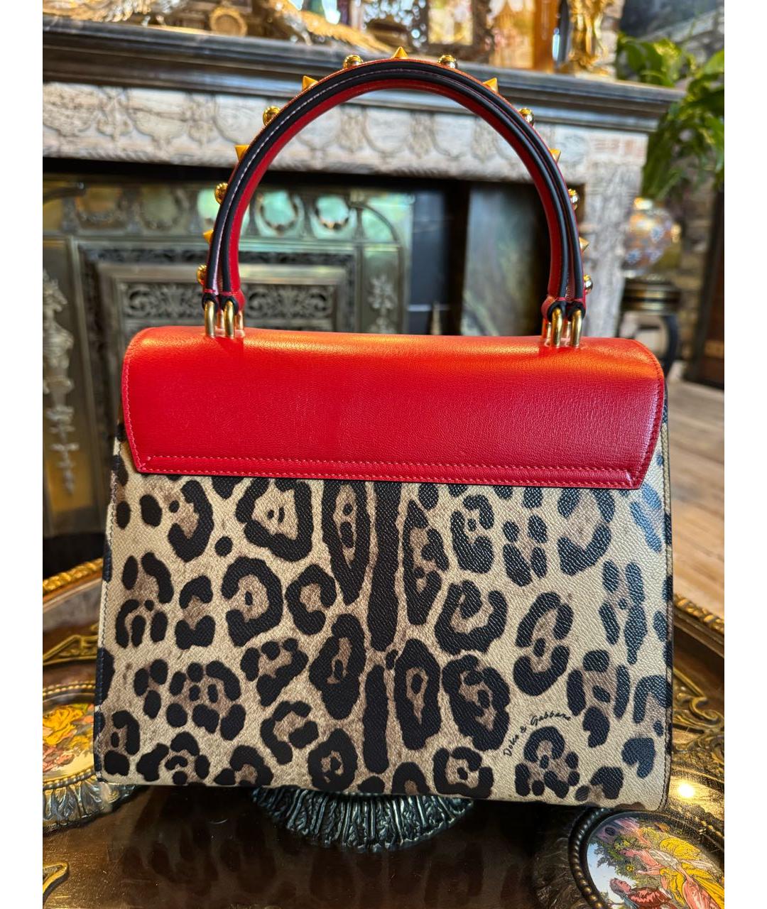 DOLCE&GABBANA Мульти кожаная сумка через плечо, фото 3