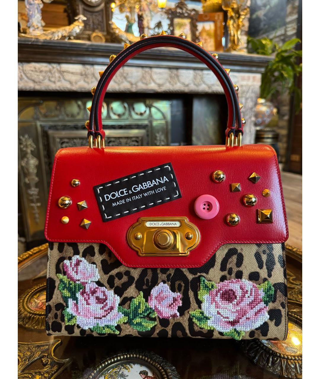 DOLCE&GABBANA Мульти кожаная сумка через плечо, фото 9