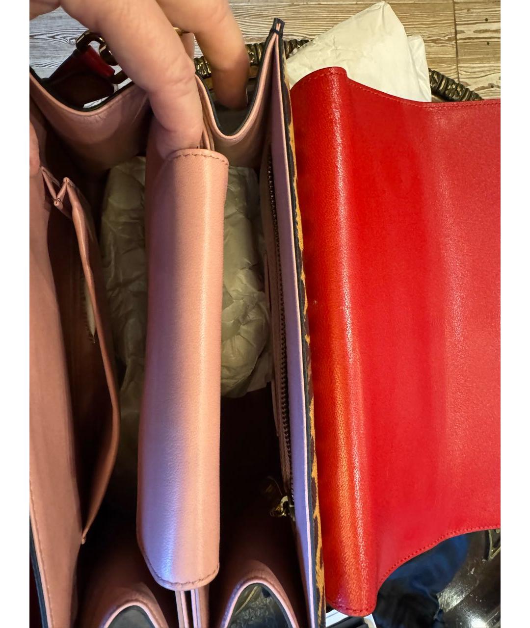 DOLCE&GABBANA Мульти кожаная сумка через плечо, фото 4