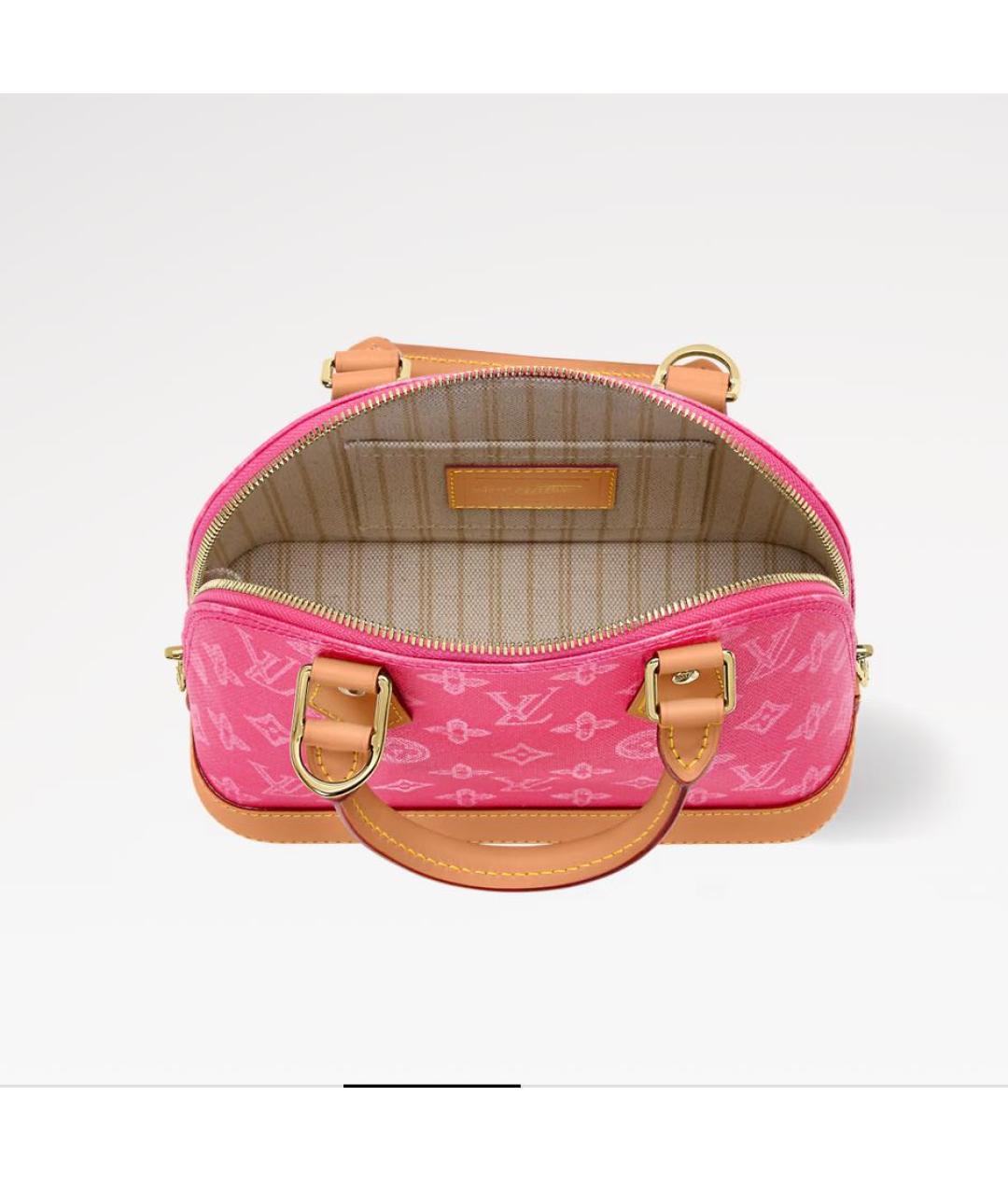 LOUIS VUITTON Розовая сумка с короткими ручками, фото 4