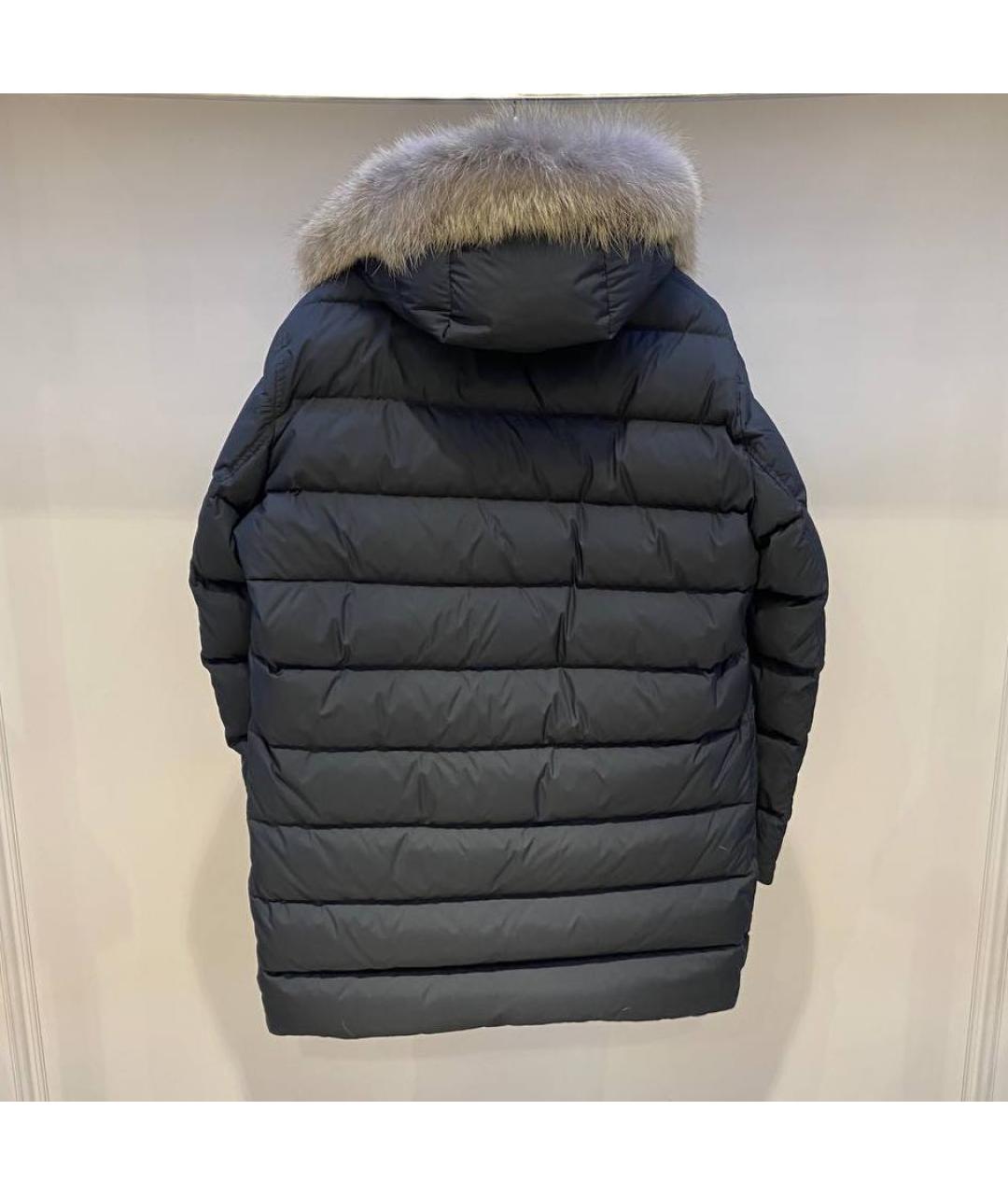 HERNO Черный полиэстеровый пуховик, фото 2