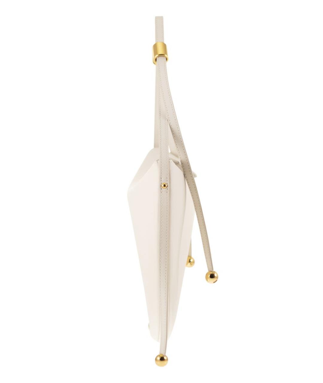 FURLA Бежевая кожаная сумка через плечо, фото 3