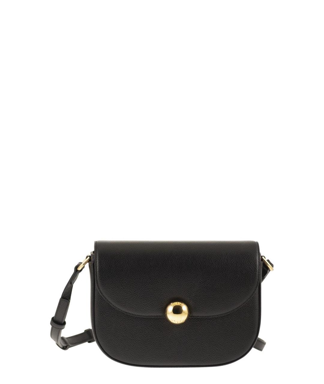 FURLA Черная кожаная сумка через плечо, фото 1