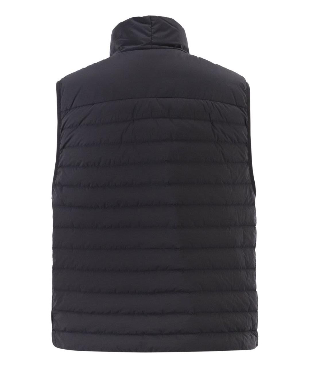 STONE ISLAND Темно-синий полиамидовый жилет, фото 2