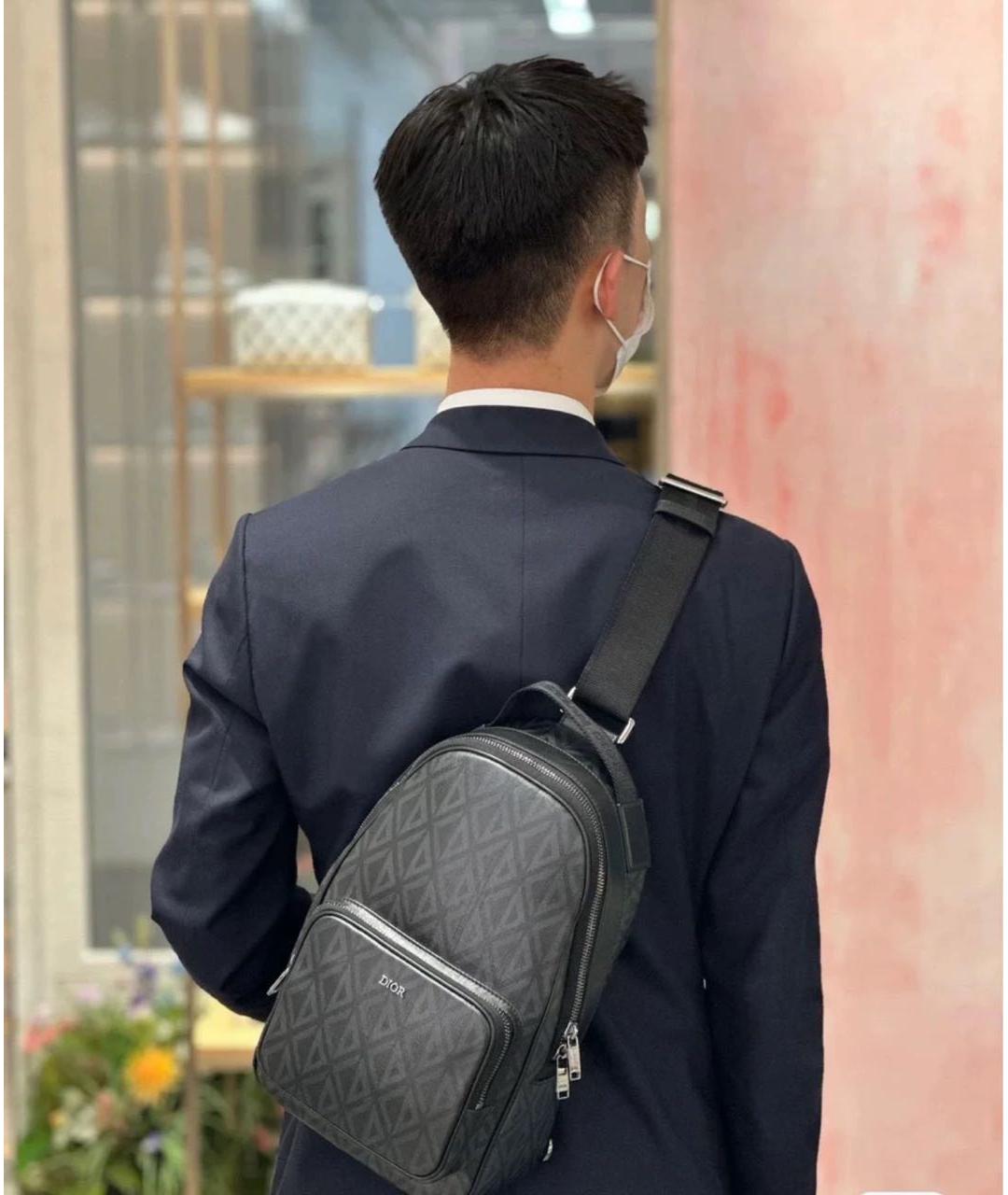 CHRISTIAN DIOR Черная сумка на плечо, фото 8