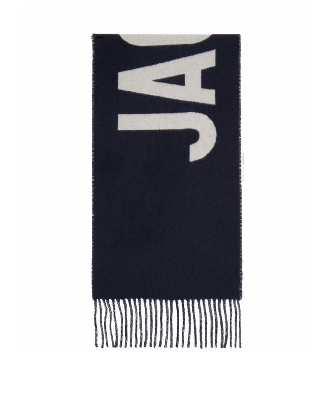 JACQUEMUS Темно-синий шарф, фото 1