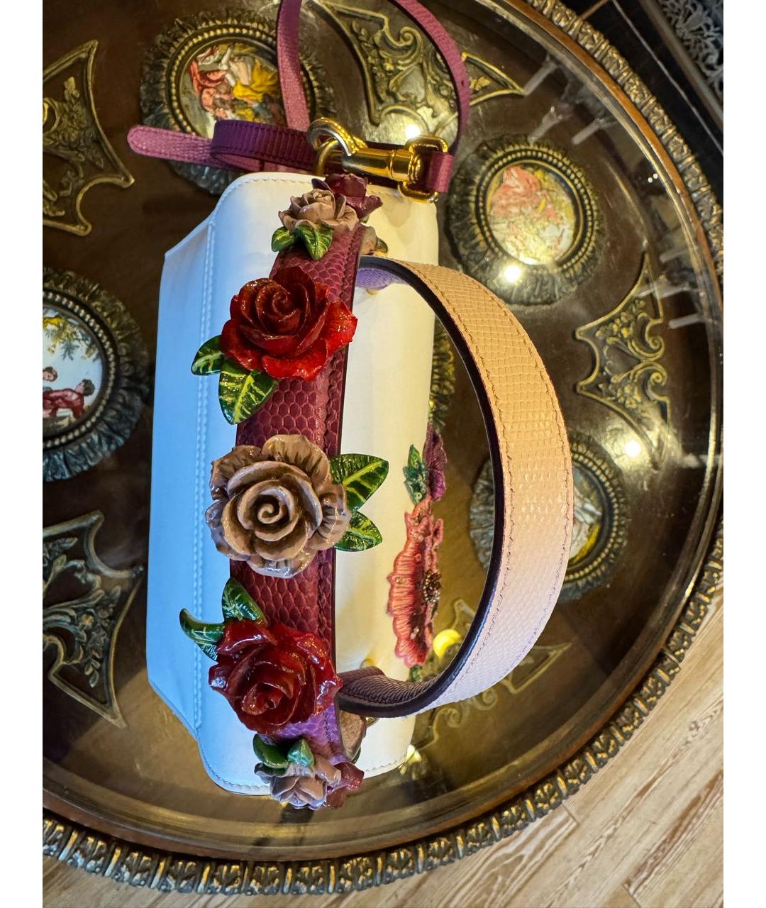 DOLCE&GABBANA Мульти кожаная сумка через плечо, фото 5