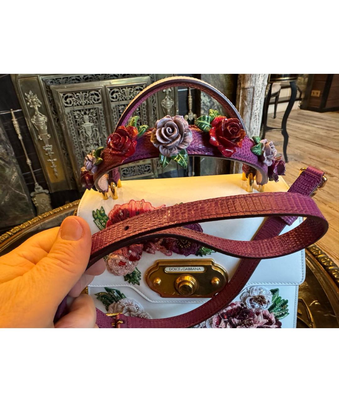 DOLCE&GABBANA Мульти кожаная сумка через плечо, фото 6