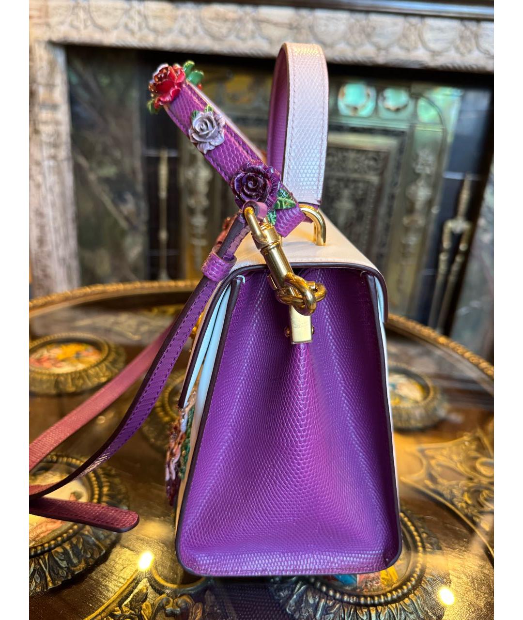 DOLCE&GABBANA Мульти кожаная сумка через плечо, фото 3