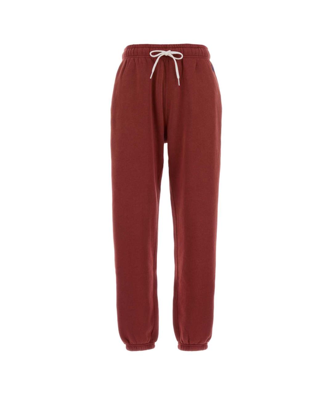 POLO RALPH LAUREN Красные хлопковые спортивные брюки и шорты, фото 1