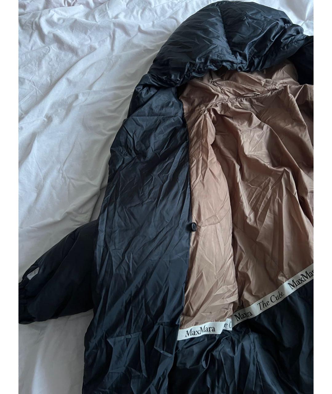 MAX MARA THE CUBE Темно-синий полиэстеровый пуховик, фото 3