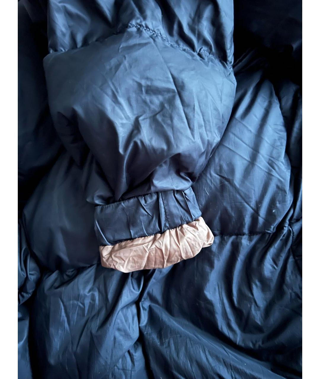 MAX MARA THE CUBE Темно-синий полиэстеровый пуховик, фото 7