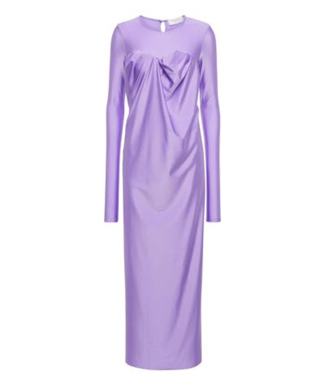 SPORTMAX Фиолетовое коктейльное платье, фото 8
