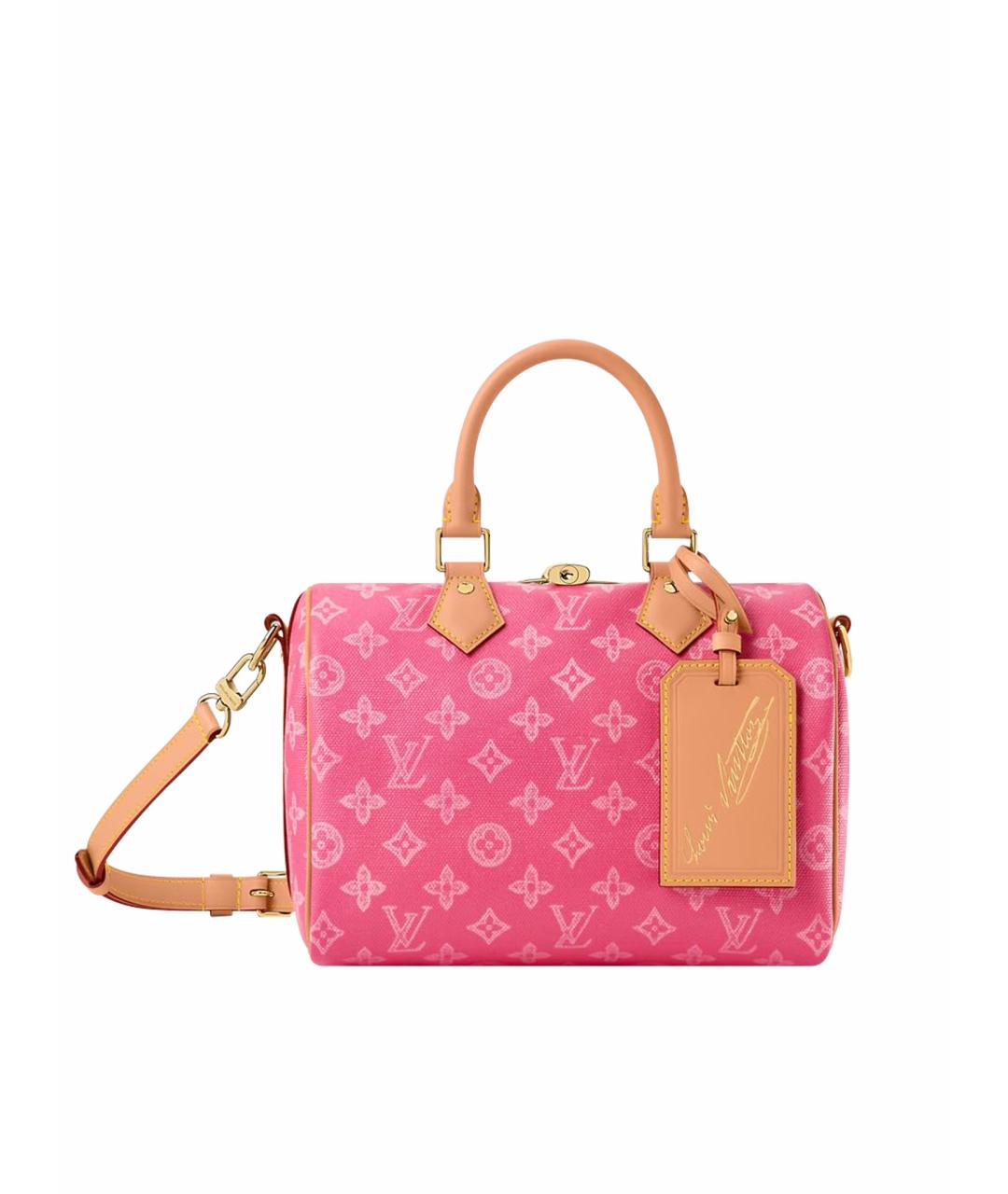 LOUIS VUITTON Розовая сумка тоут, фото 1