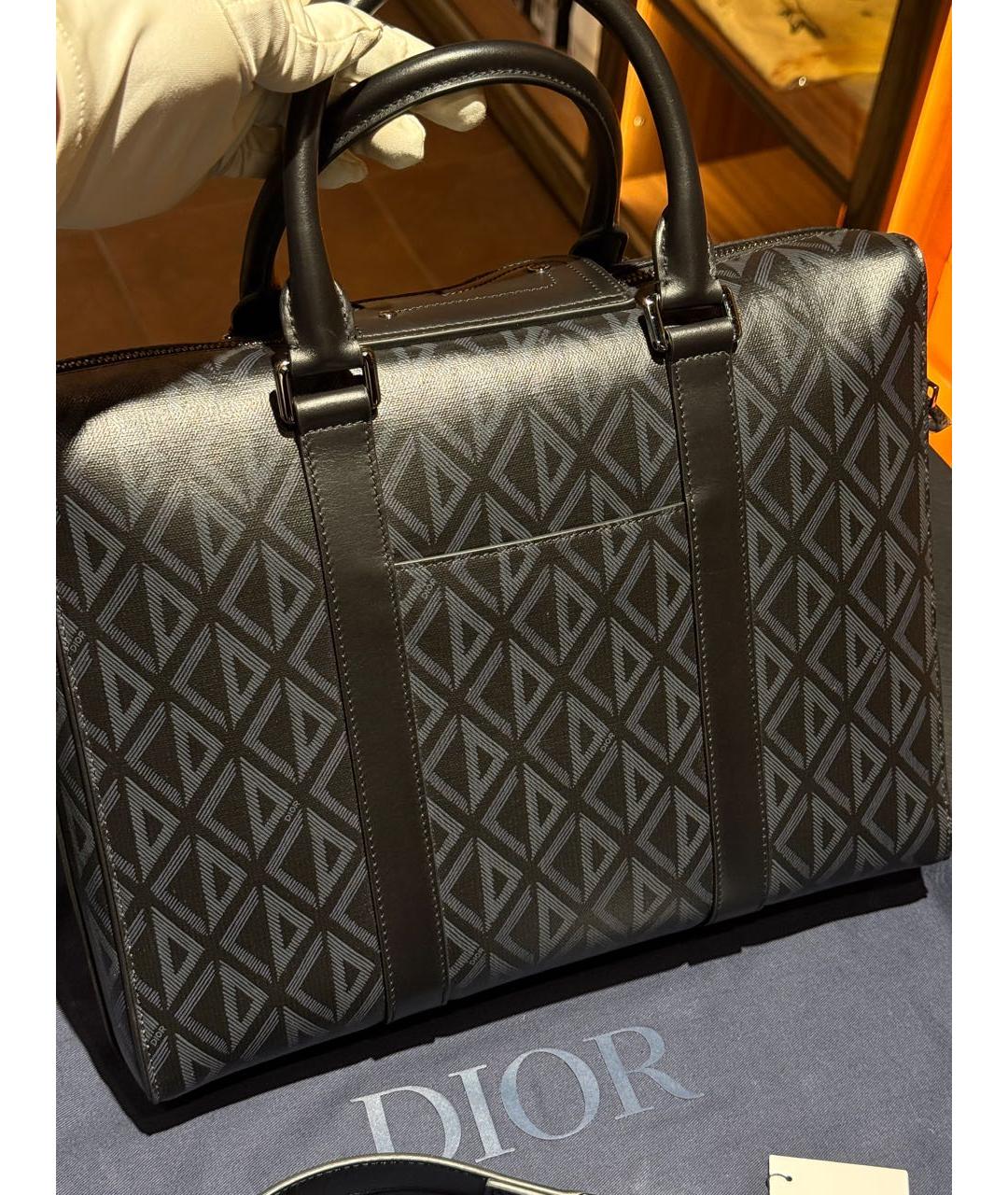 CHRISTIAN DIOR Черный портфель, фото 4