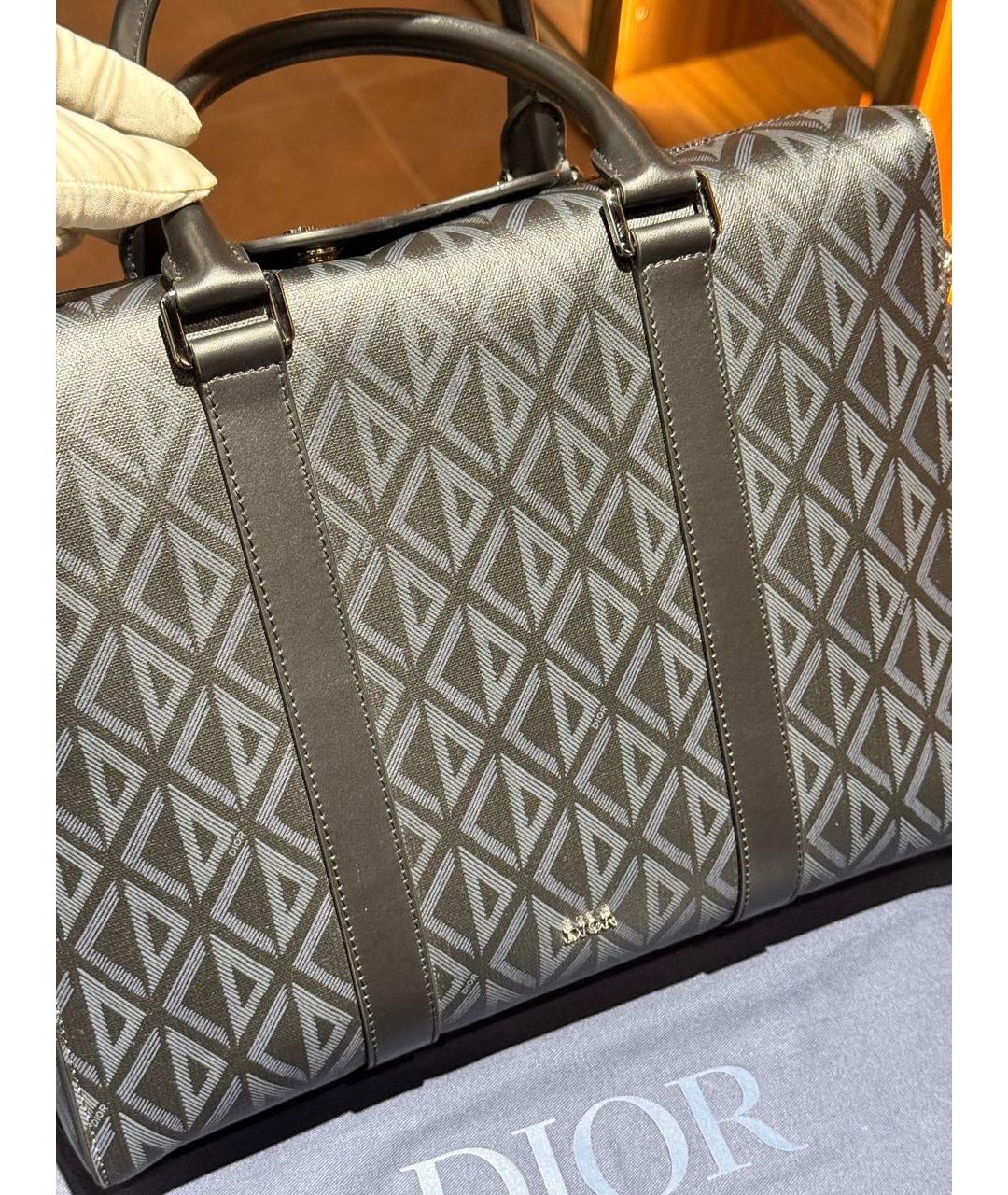 CHRISTIAN DIOR Черный портфель, фото 3