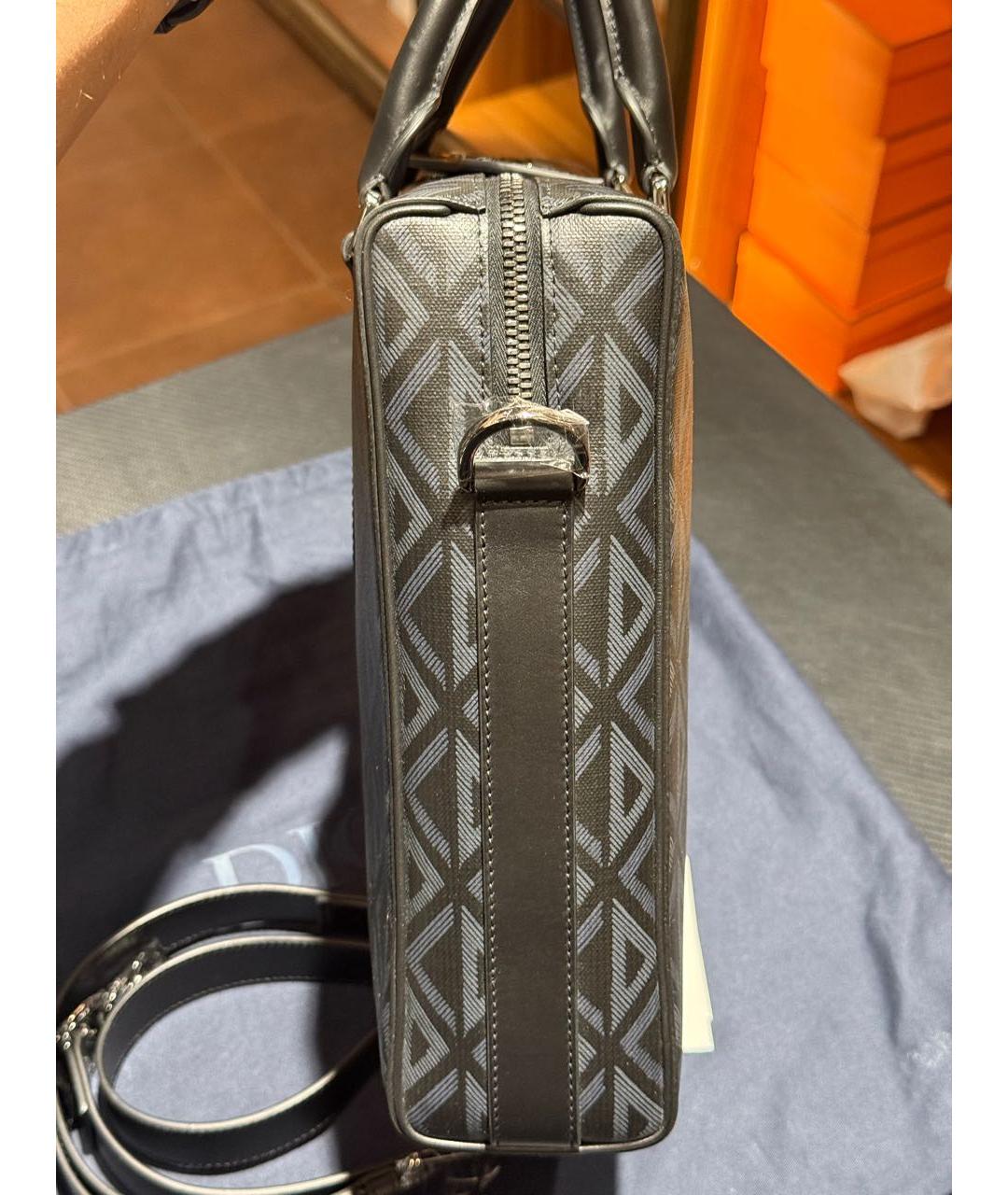 CHRISTIAN DIOR Черный портфель, фото 6