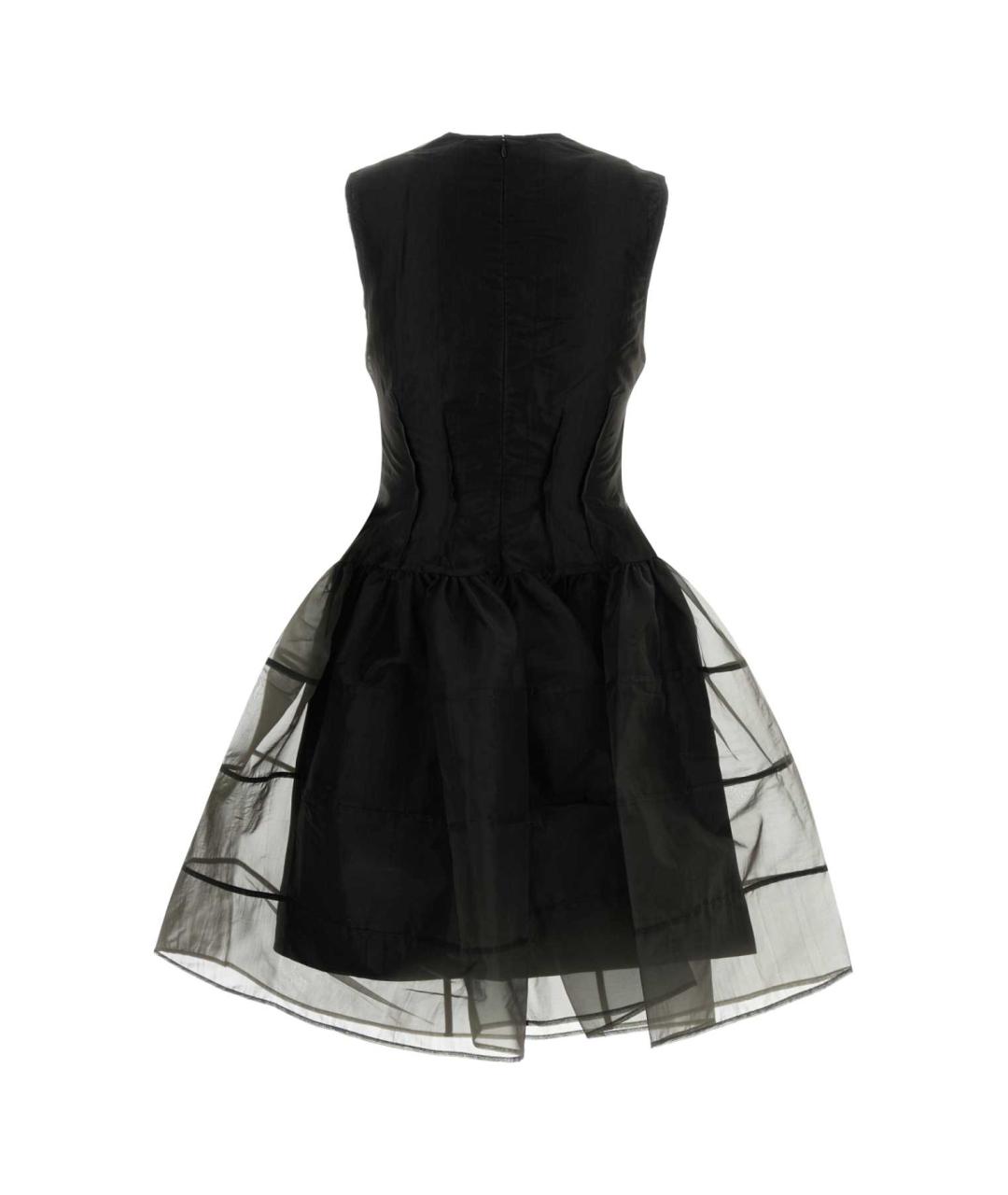 CECILIE BAHNSEN Черное полиэстеровое коктейльное платье, фото 2