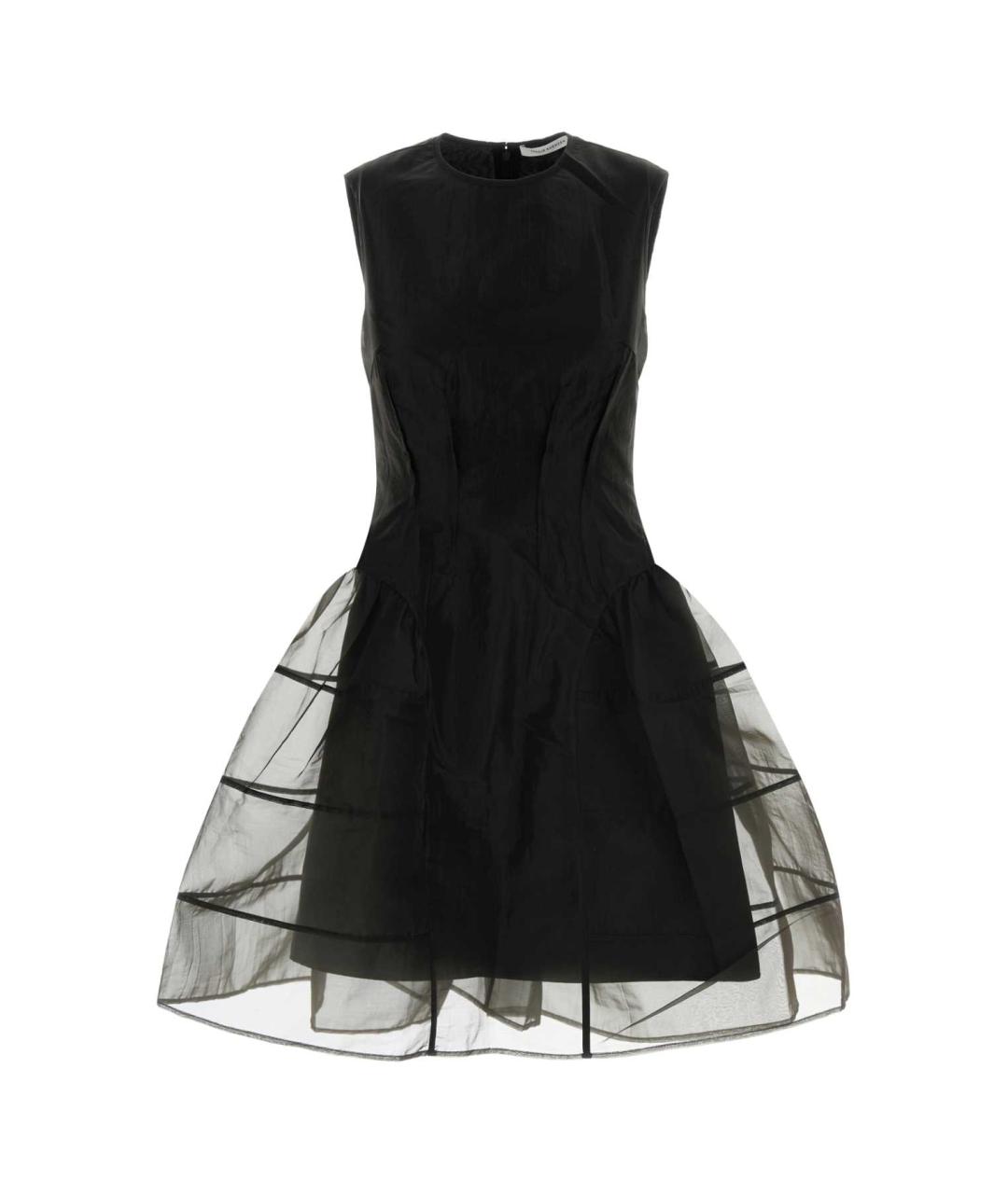CECILIE BAHNSEN Черное полиэстеровое коктейльное платье, фото 1