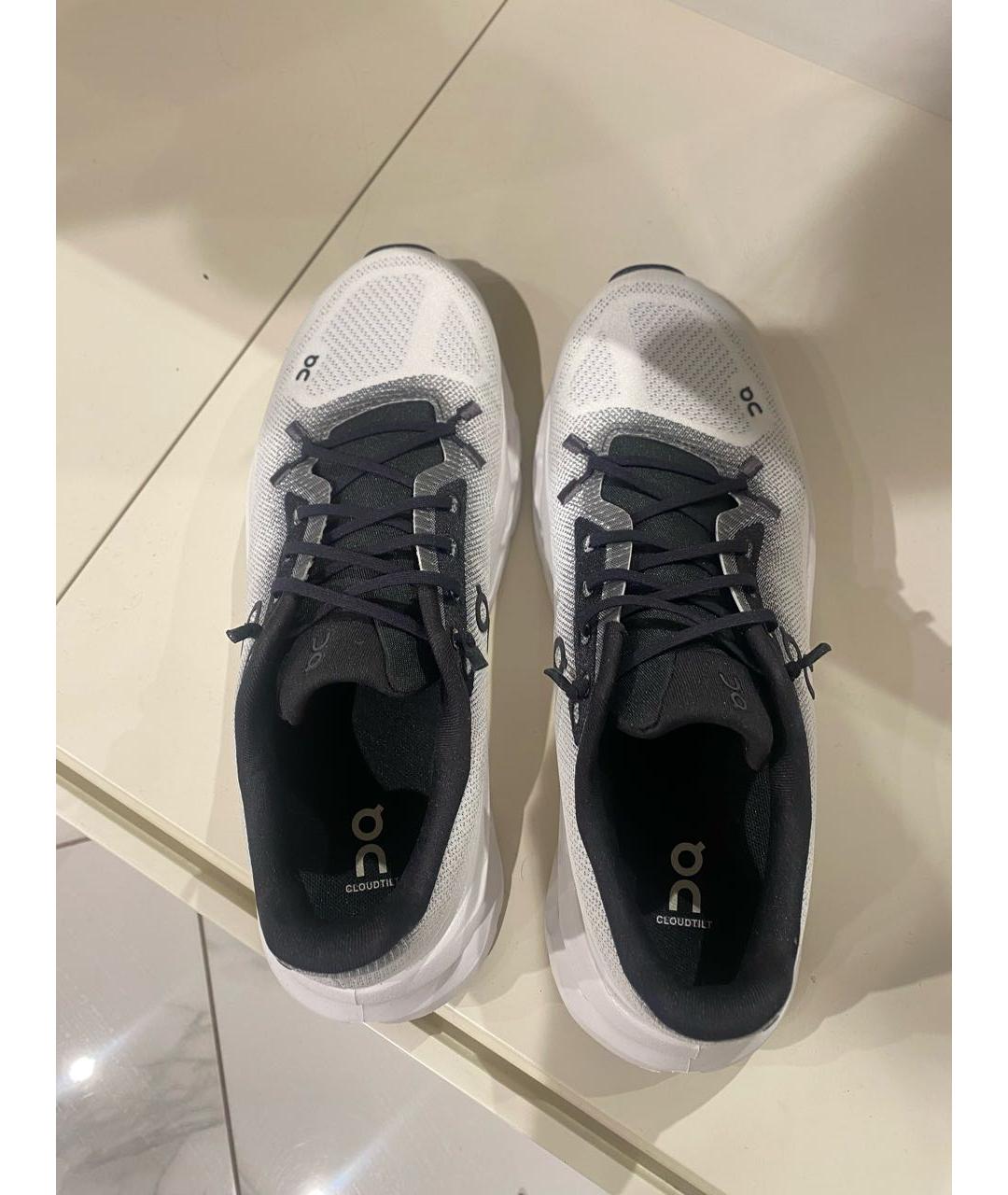 ON Белые синтетические кроссовки, фото 3