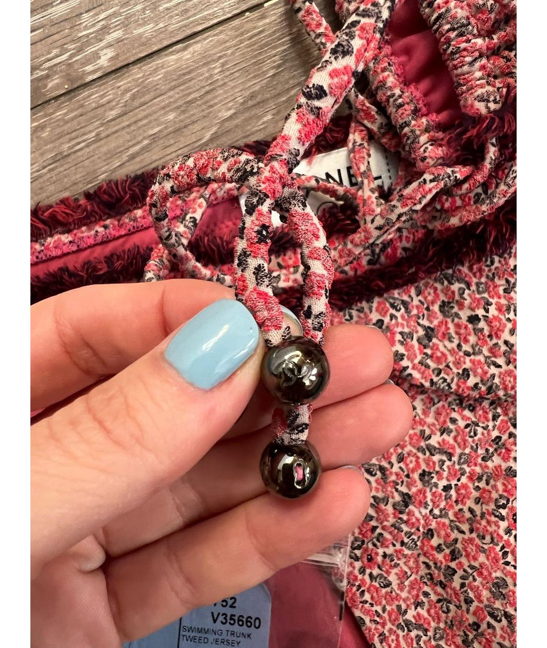 CHANEL Розовый полиамидовый купальник, фото 4