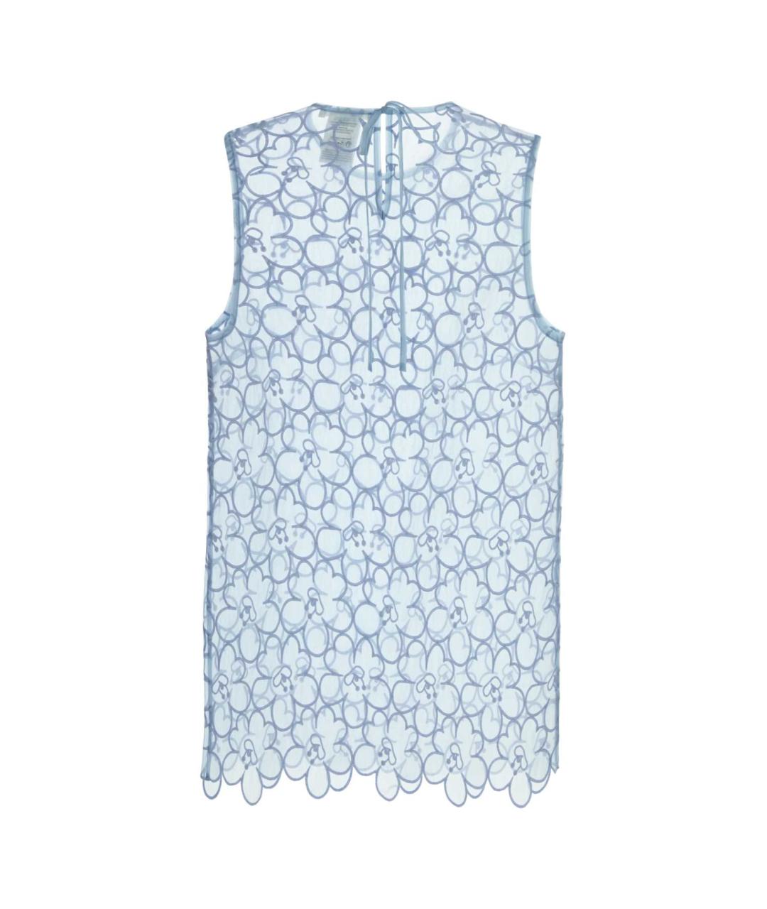 CECILIE BAHNSEN Голубая хлопковая майка, фото 2