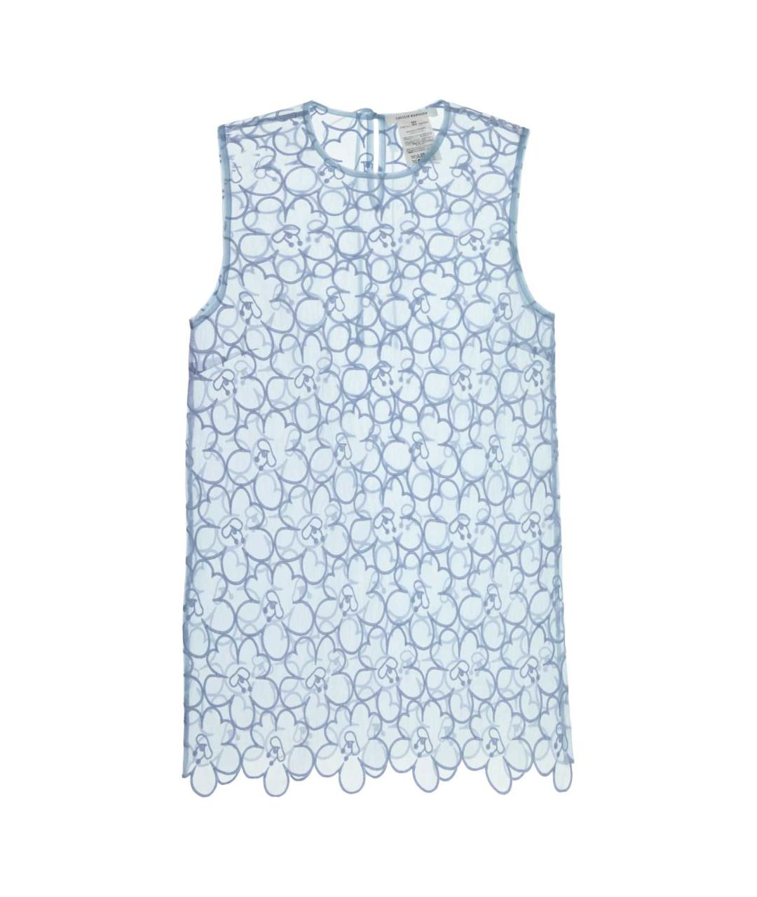 CECILIE BAHNSEN Голубая хлопковая майка, фото 1