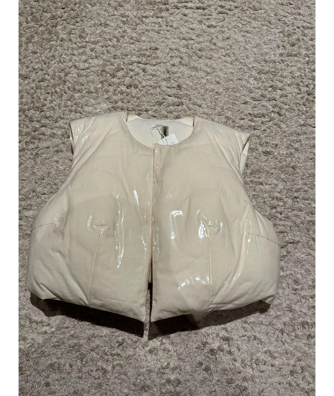 COMME DES GARÇONS Бежевый хлопковый жилет, фото 6