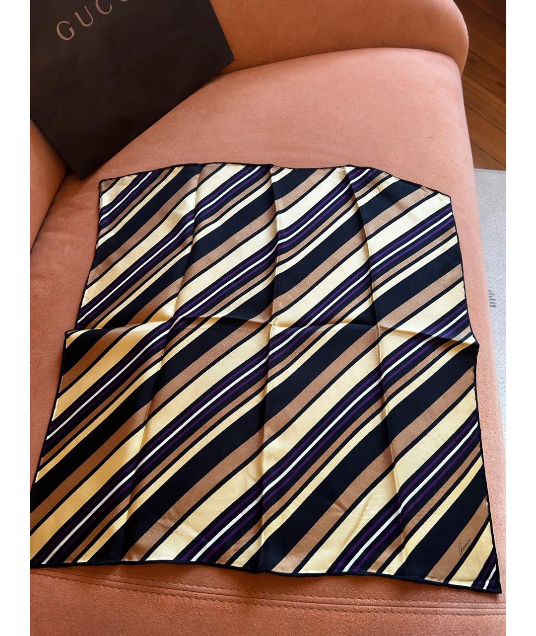 GUCCI Мульти шелковый платок, фото 2