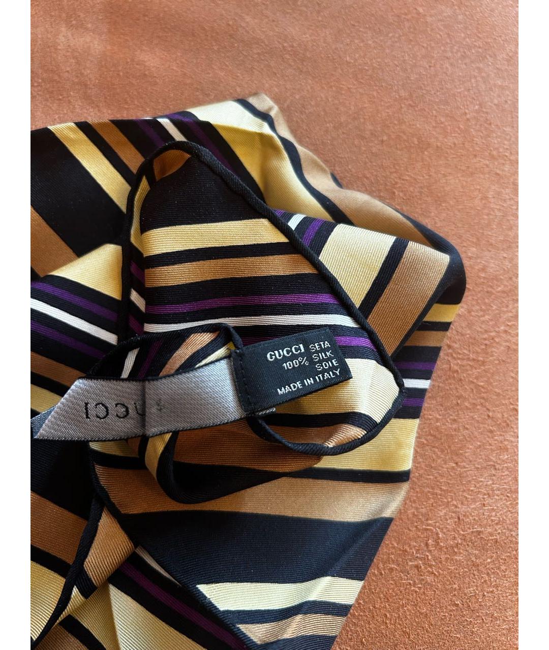 GUCCI Мульти шелковый платок, фото 4