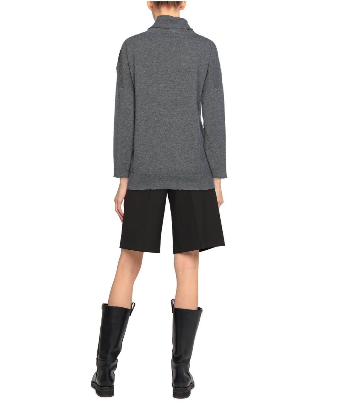 FABIANA FILIPPI Антрацитовый кашемировый джемпер / свитер, фото 3