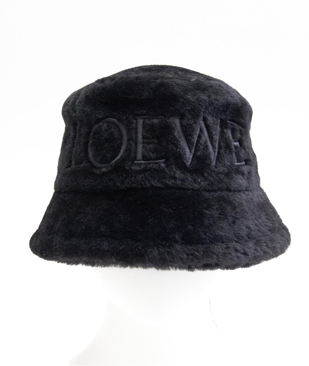 LOEWE Черная шерстяная шляпа, фото 7